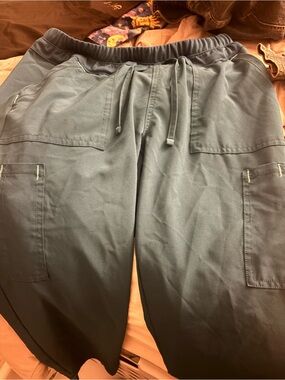 Women Elastic Waist scrub pants